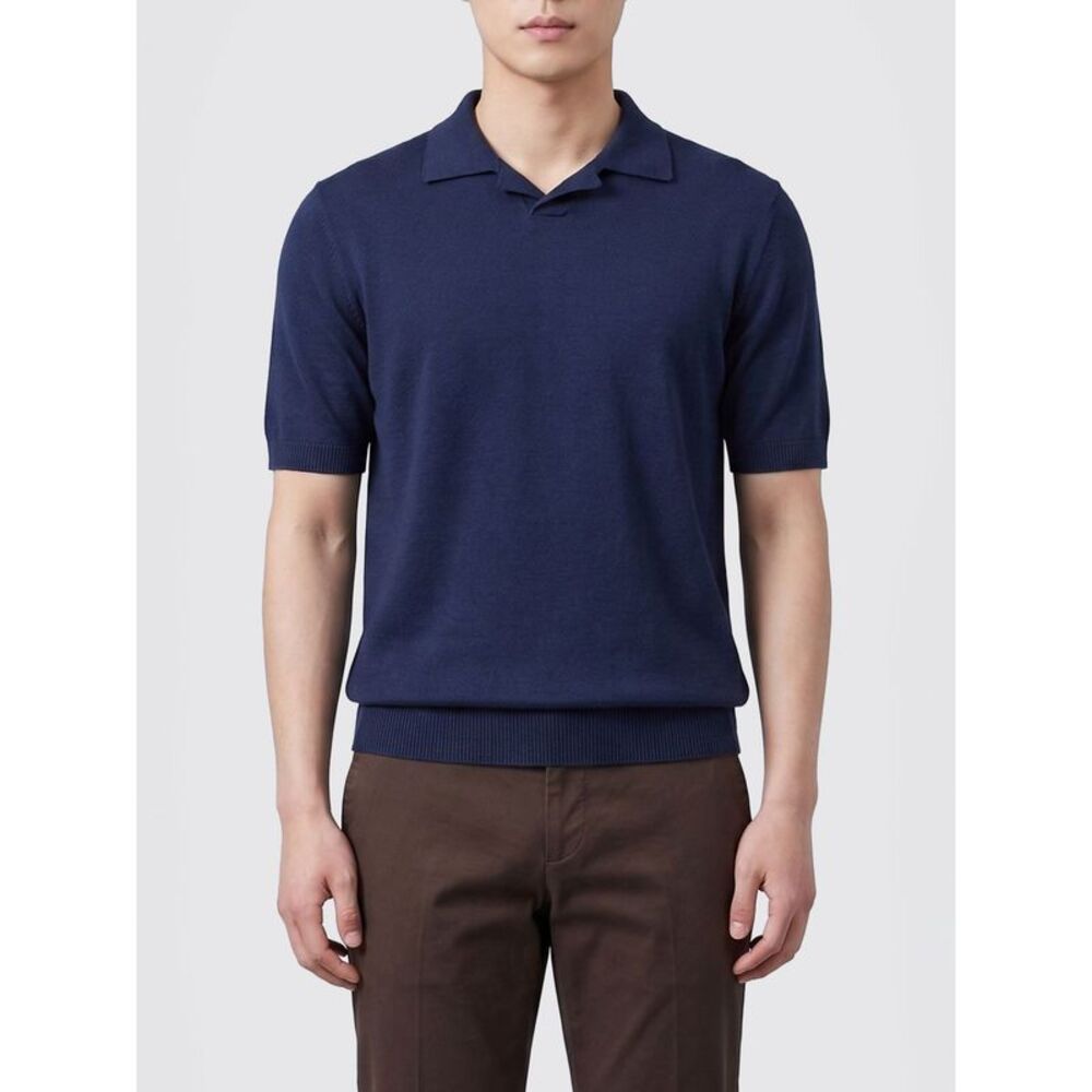 Eleventy Polo Shirt Men Blue